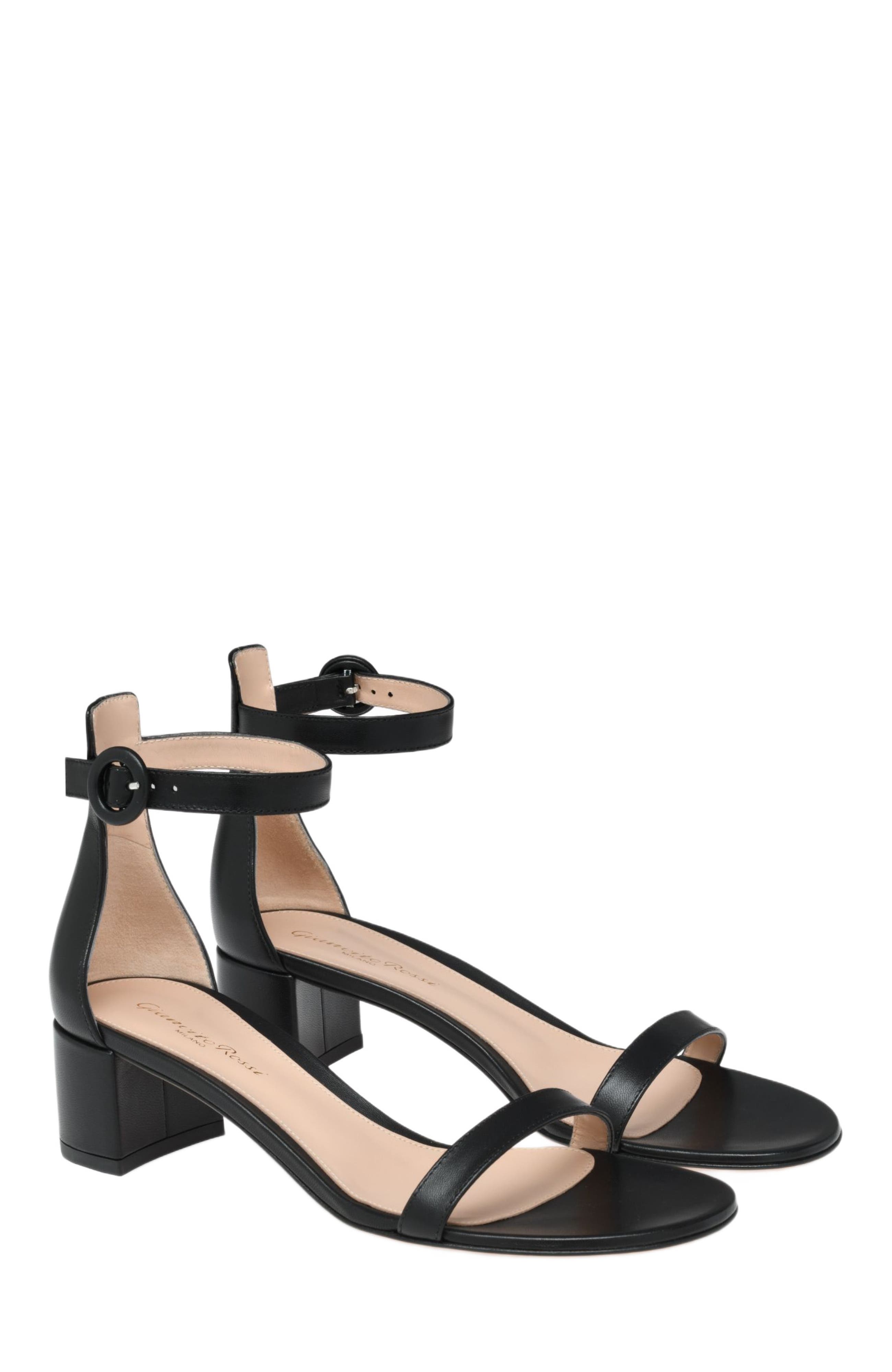 Gianvito Rossi Gaeta 45 Sandal, Alternate, color, Black