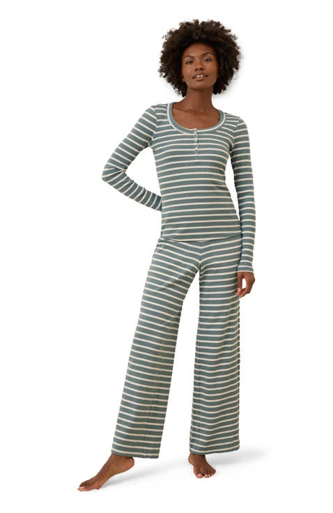 Dream Rib Wide Leg Lounge Pant Made with Organic Cotton