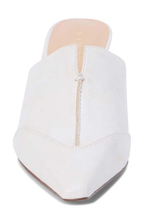 Coconuts By Matisse Crawford White Pointed-toe Mule Pumps In White