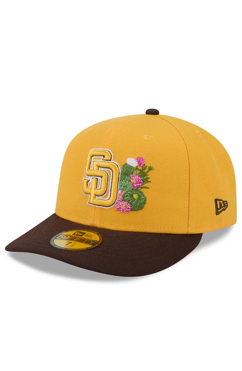 New Era Men's New Era Gold/Brown San Diego Padres 2026 Spring Training 59FIFTY Fitted Hat, Alternate, color, Gold