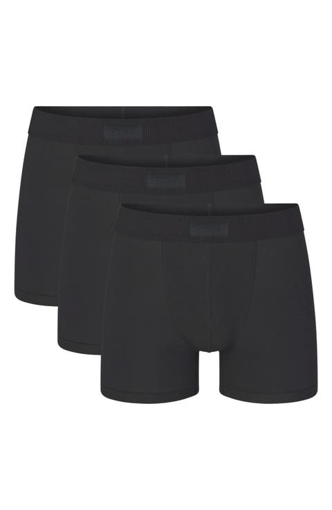 3-Pack 3-Inch Cotton 
Modal Blend Boxer Briefs (Regular 
Big)