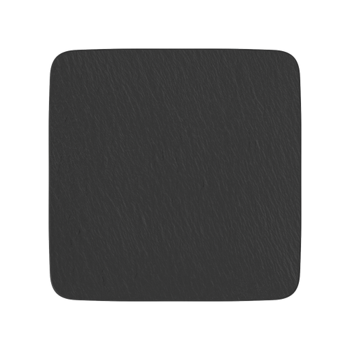 Villeroy & Boch Manufacture Rock Square Serving/gourmet Plate In Black