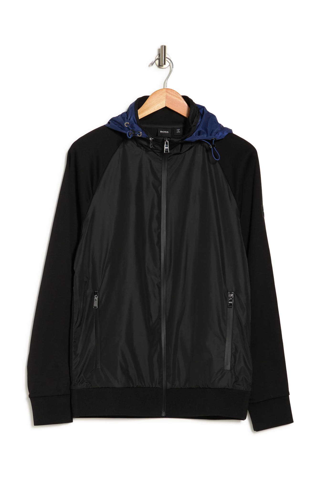 BOSS HUGO BOSS Seeger Mixed Media Jacket (Men) | Nordstromrack