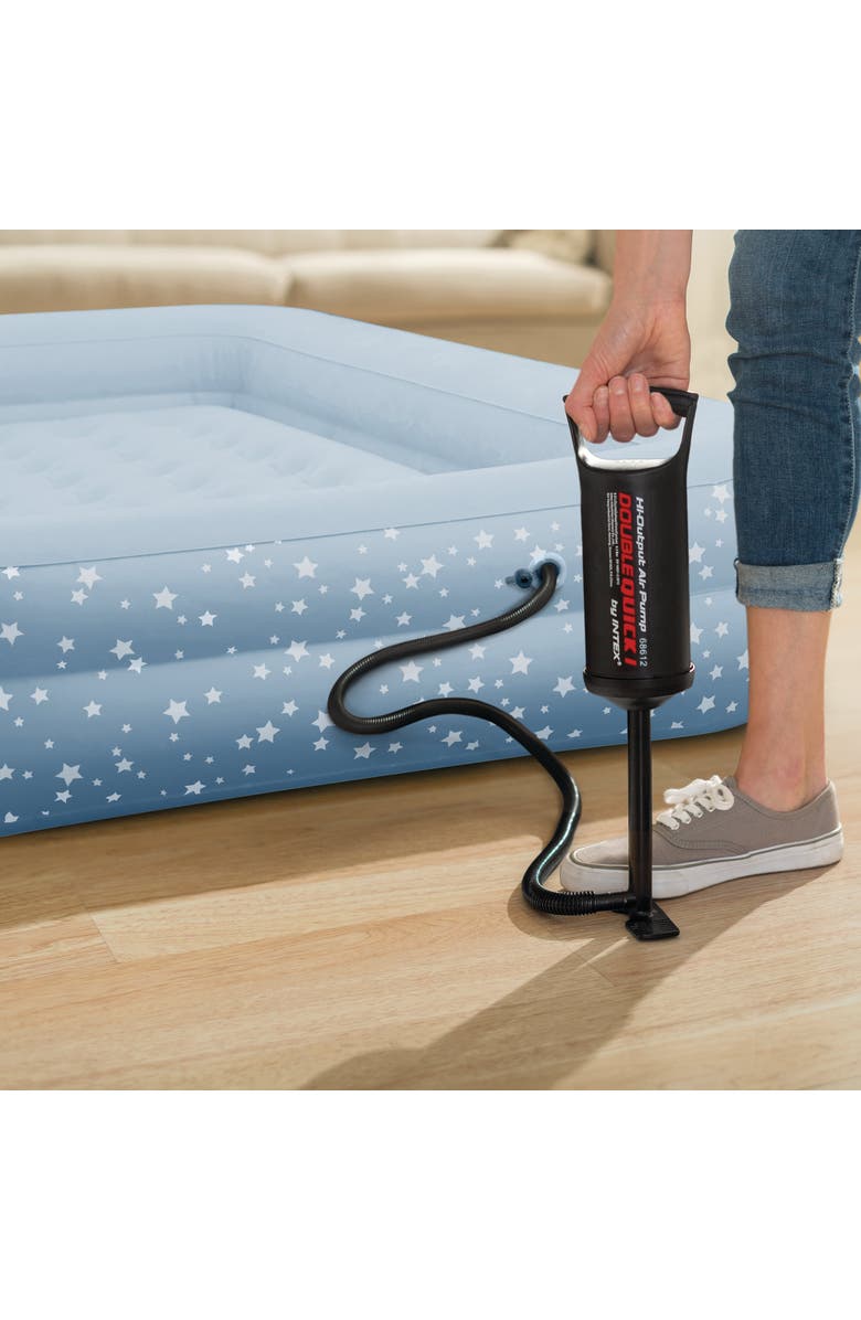 Intex Travel Bed Set Inflatable Mattress with Pump, Alternate, color, 