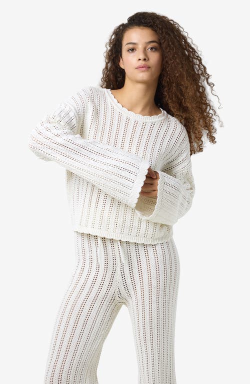 NOISY MAY NOISY MAY LAIKA OPEN STITCH SWEATER