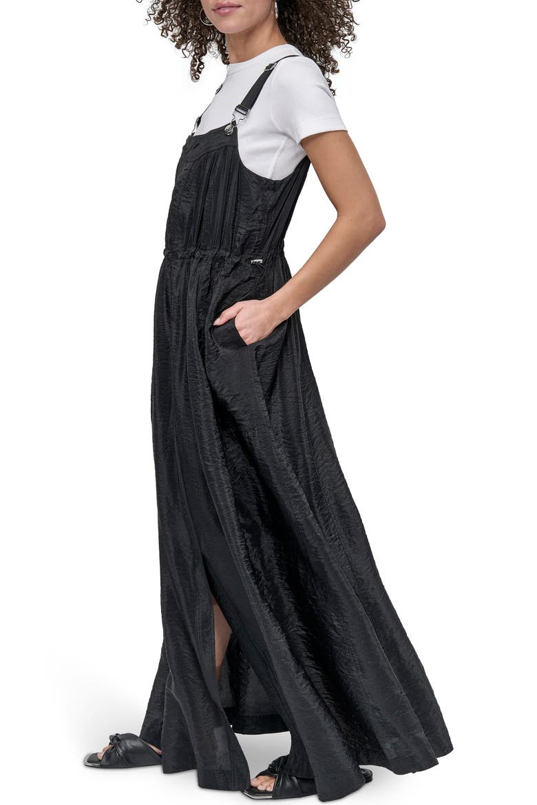 Overall Maxi Dress, Alternate, color, BLACK