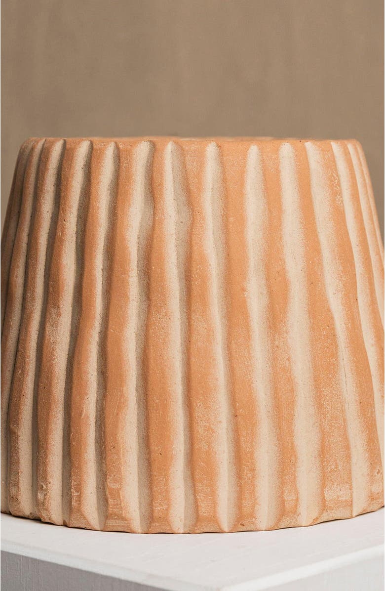 Meso Goods Elvira Terracotta Planter by Diego Olivero Studio, Alternate, color, Brown