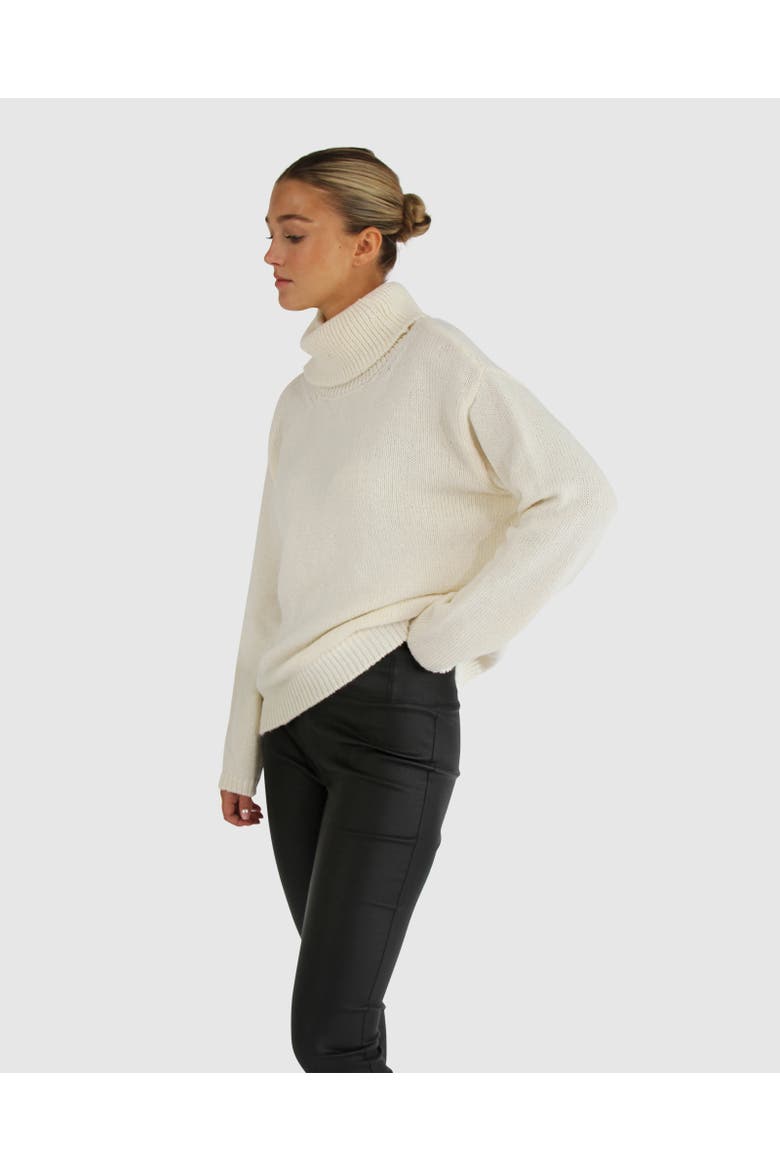 Right Here Waiting Open Back Knit, Alternate, color, Cream