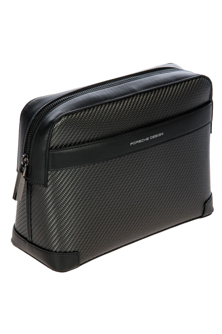 Carbon Washbag, Main, color, Black