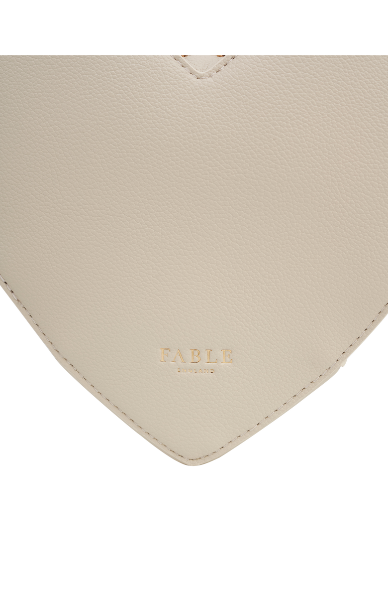 Fable England Penelope Heart Crossbody Purse, Alternate, color, Stone