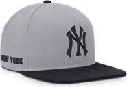 Nike Men's Nike Gray/Navy New York Yankees Primetime Pro Dri-FIT Snapback Hat