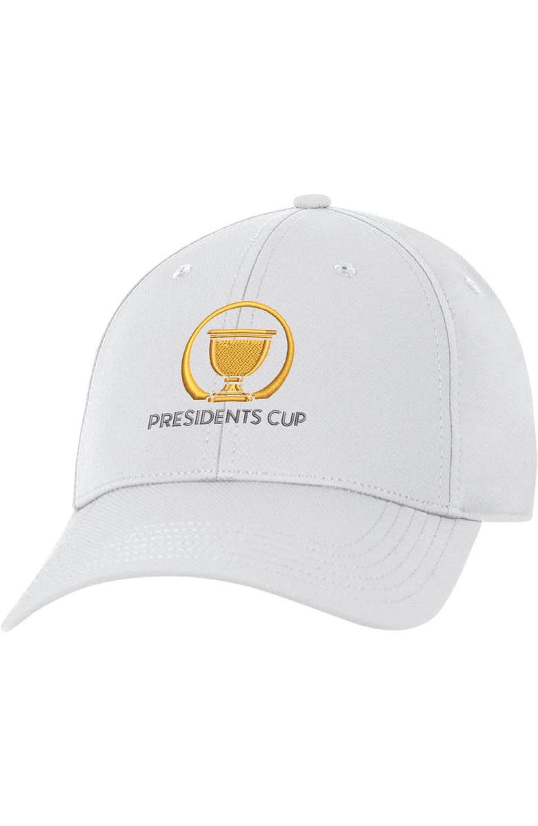 AHEAD Unisex Ahead  White 2024 Presidents Cup  Stratus Adjustable Hat, Main, color, 