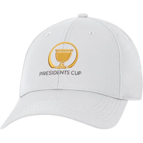 Unisex Ahead  White 2024 Presidents Cup  Stratus Adjustable Hat