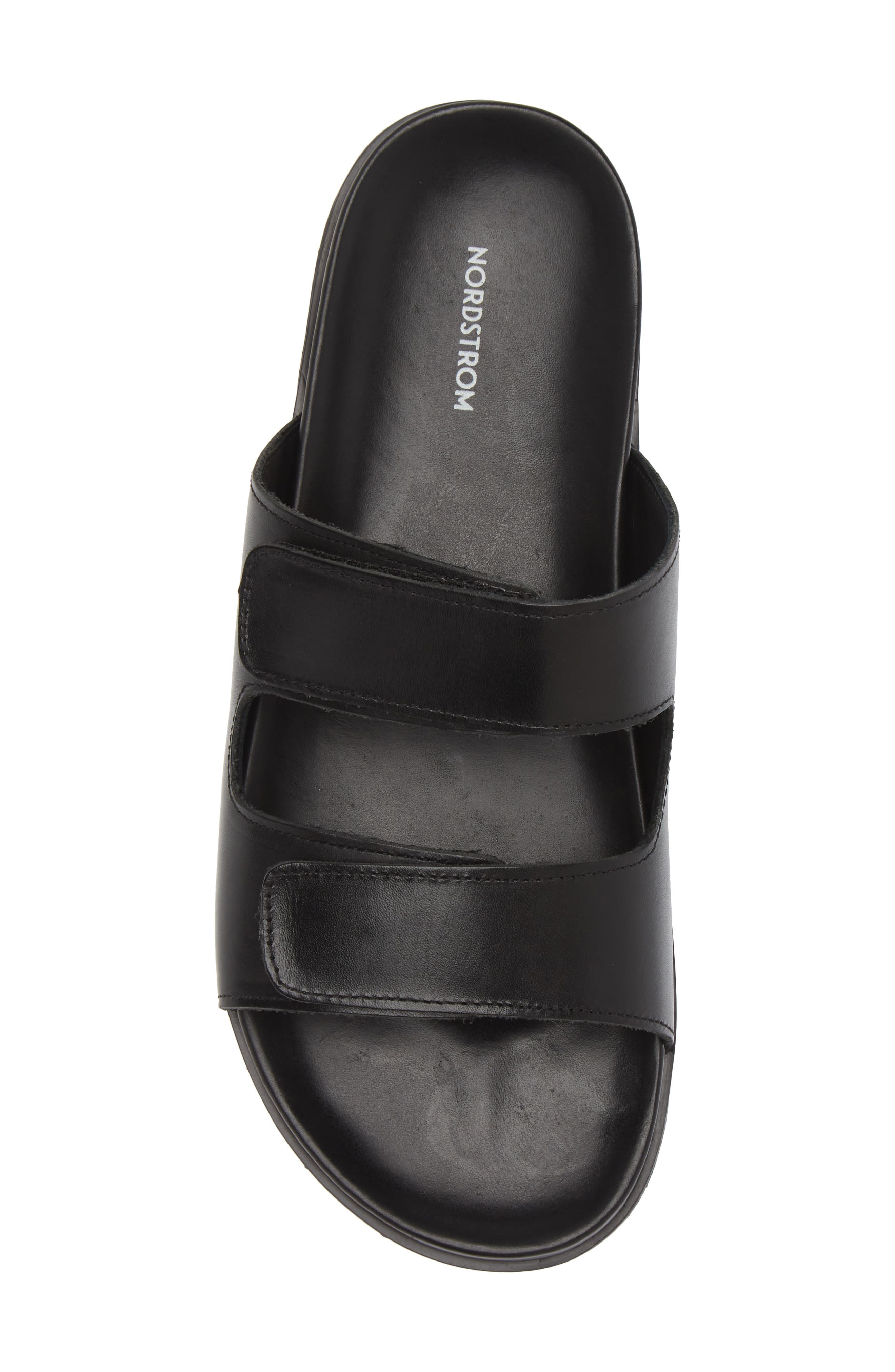 Gianni Slide Sandal, Alternate, color, BLACK