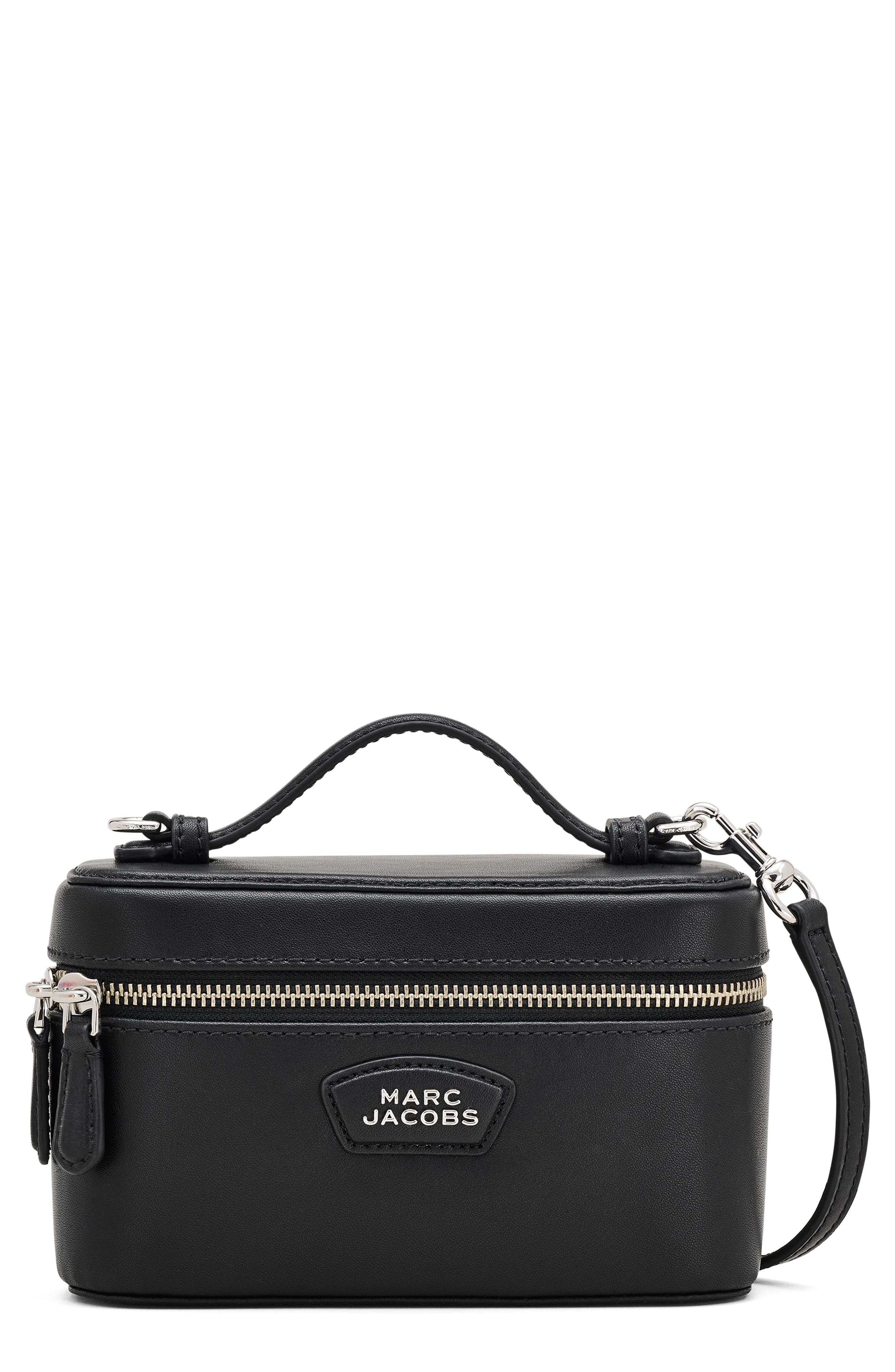 Marc Jacobs The East/West Vanity Bag, Main, color, Black