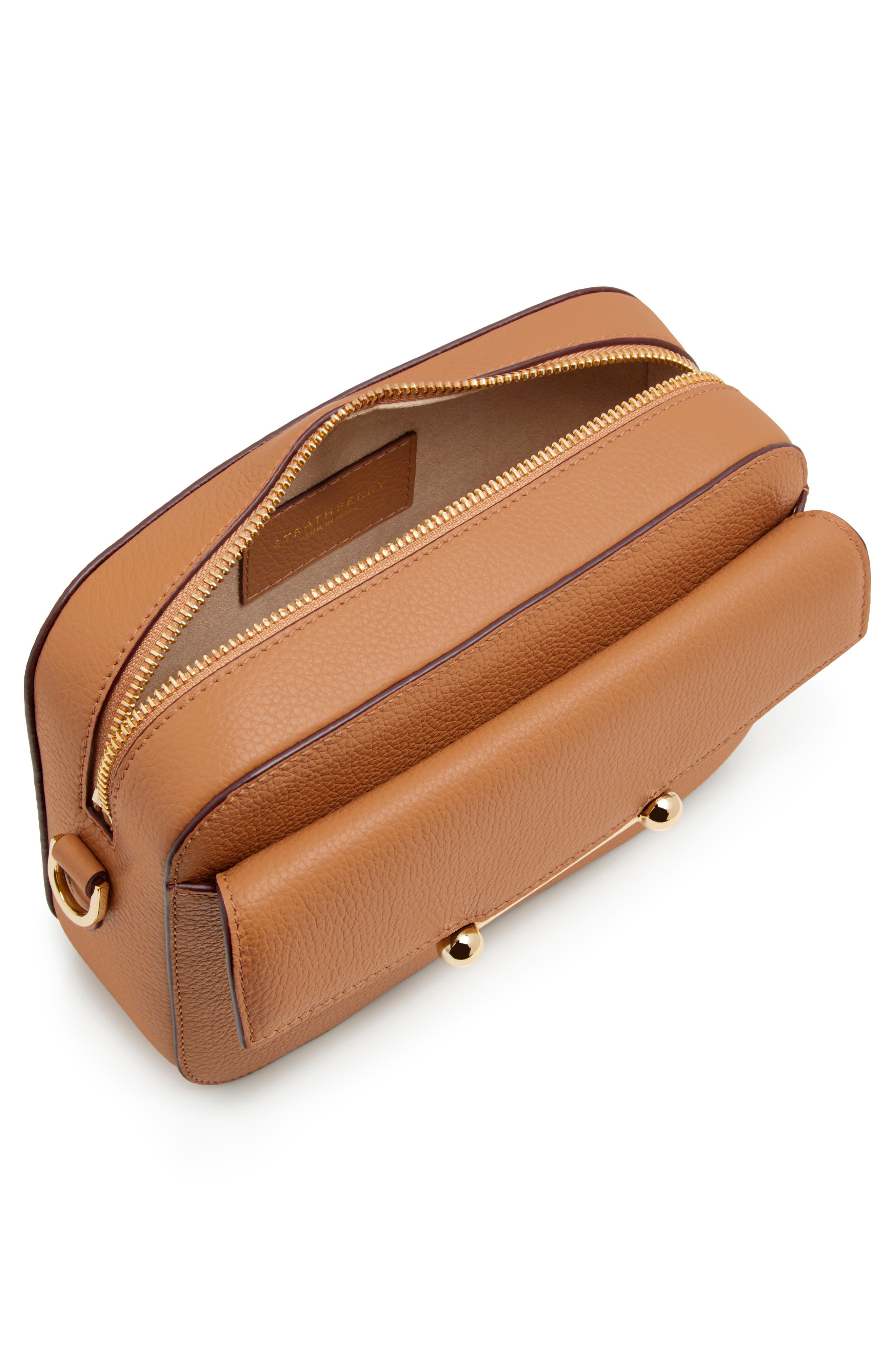 Strathberry Mosaic Leather Camera Crossbody Bag, Alternate, color, 