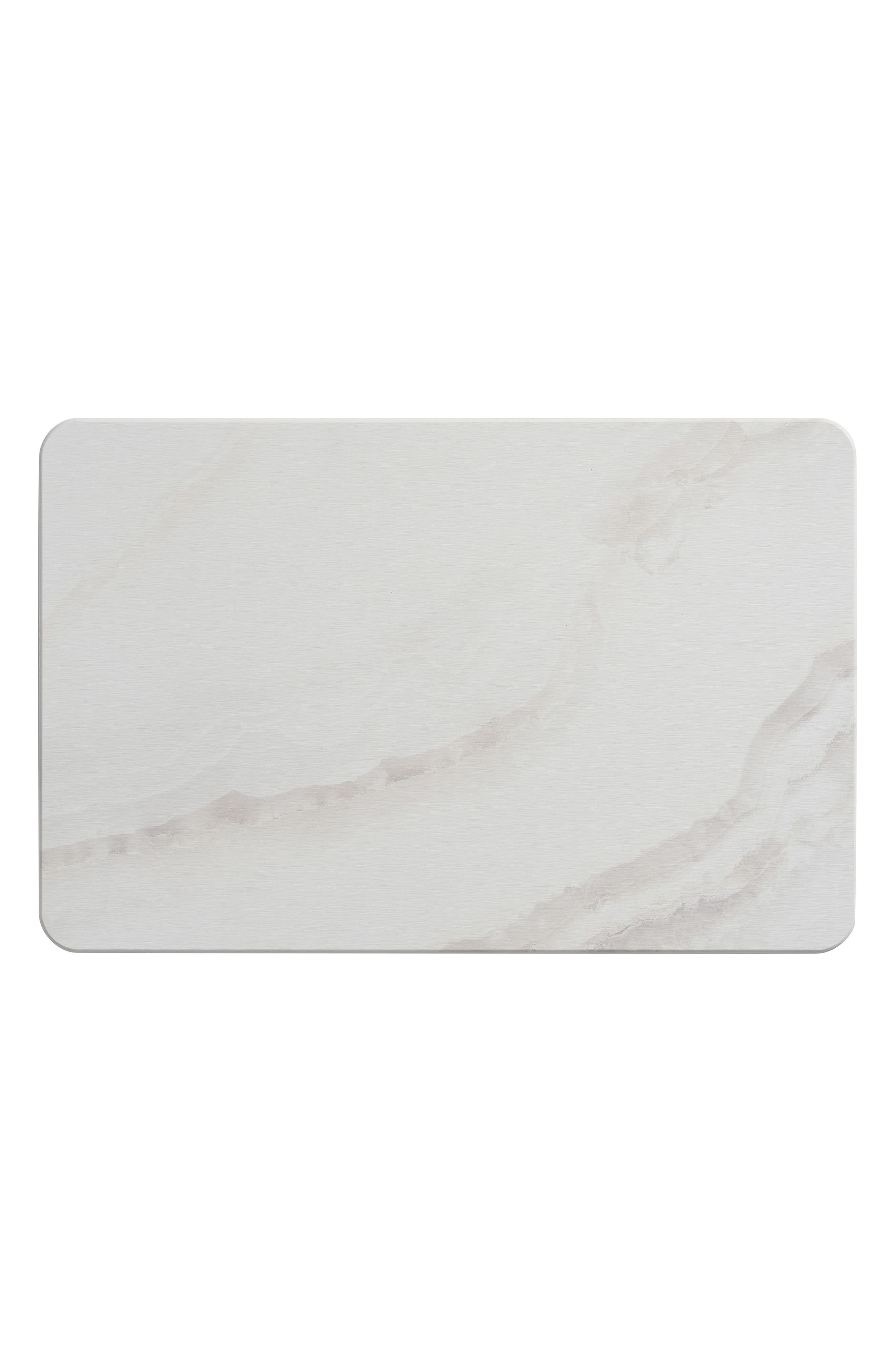 White Marble Diatomite Stone Bath Mat