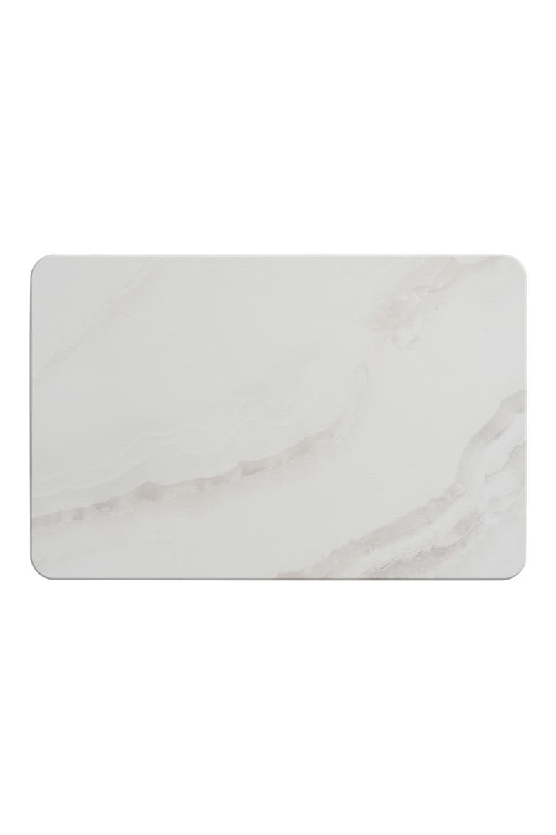 White Marble Diatomite Stone Bath Mat, Main, color, WHITE MARBLE