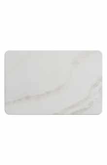 White Marble Diatomite Stone Bath Mat