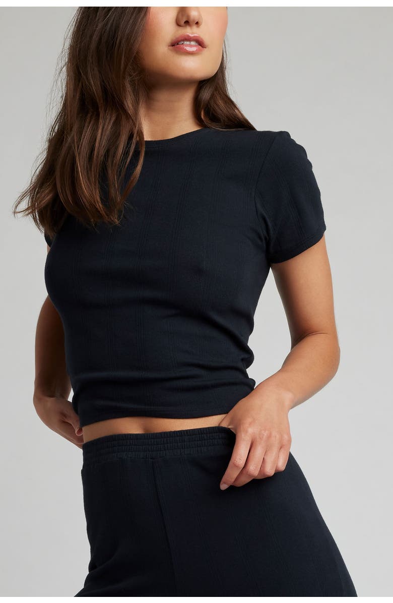 Negative Underwear Pointelle Baby Tee, Main, color,