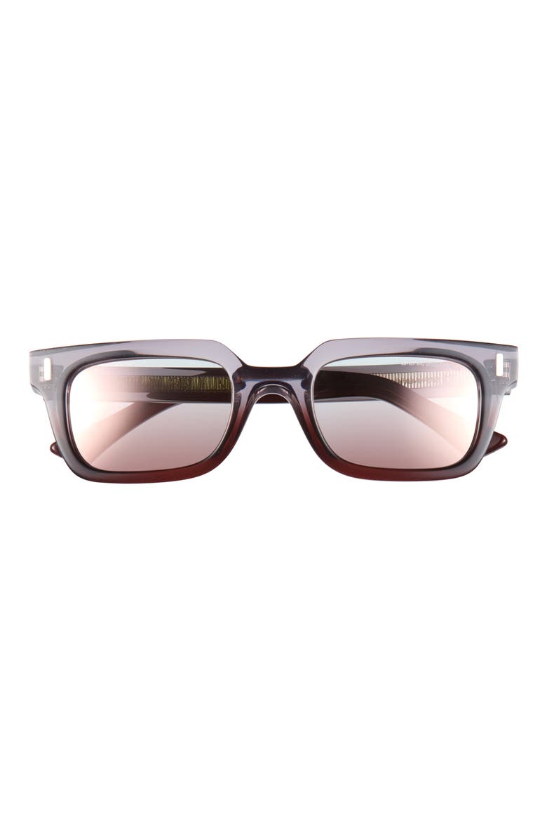 1306 Gradient Rectangular Sunglasses, Main, color, REVERSE GRAD SHERRY