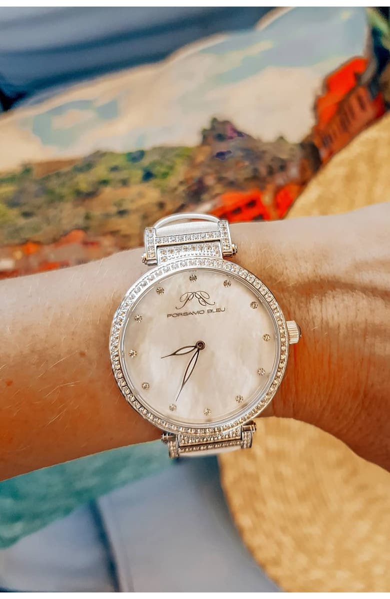 PORSAMO BLEU Women's Chantal Topaz Watch, 38mm, Alternate, color, 