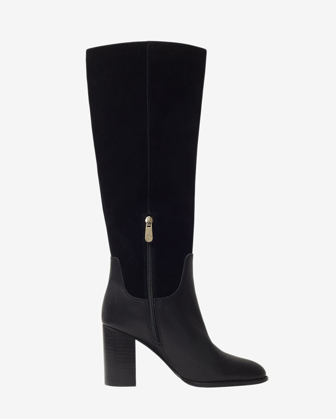 Draper James Bailey Boots, Alternate, color, Black