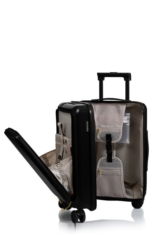 Champs Onyx 21.5-inch Expandable Hardside Spinner Carry-on