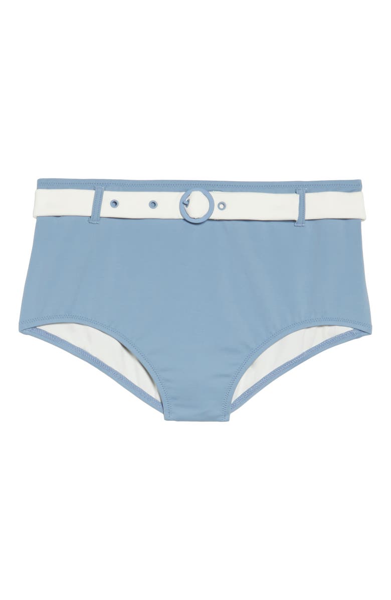 Solid & Striped The Quinn Belted High Waist Bikini Bottoms, Alternate, color,