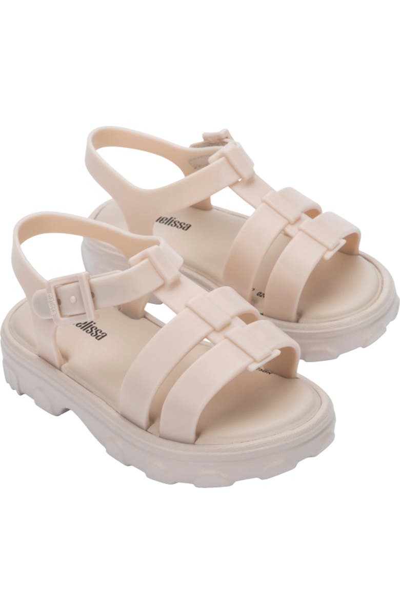 Mini Melissa Ella Fisherman Sandal, Main, color, Beige