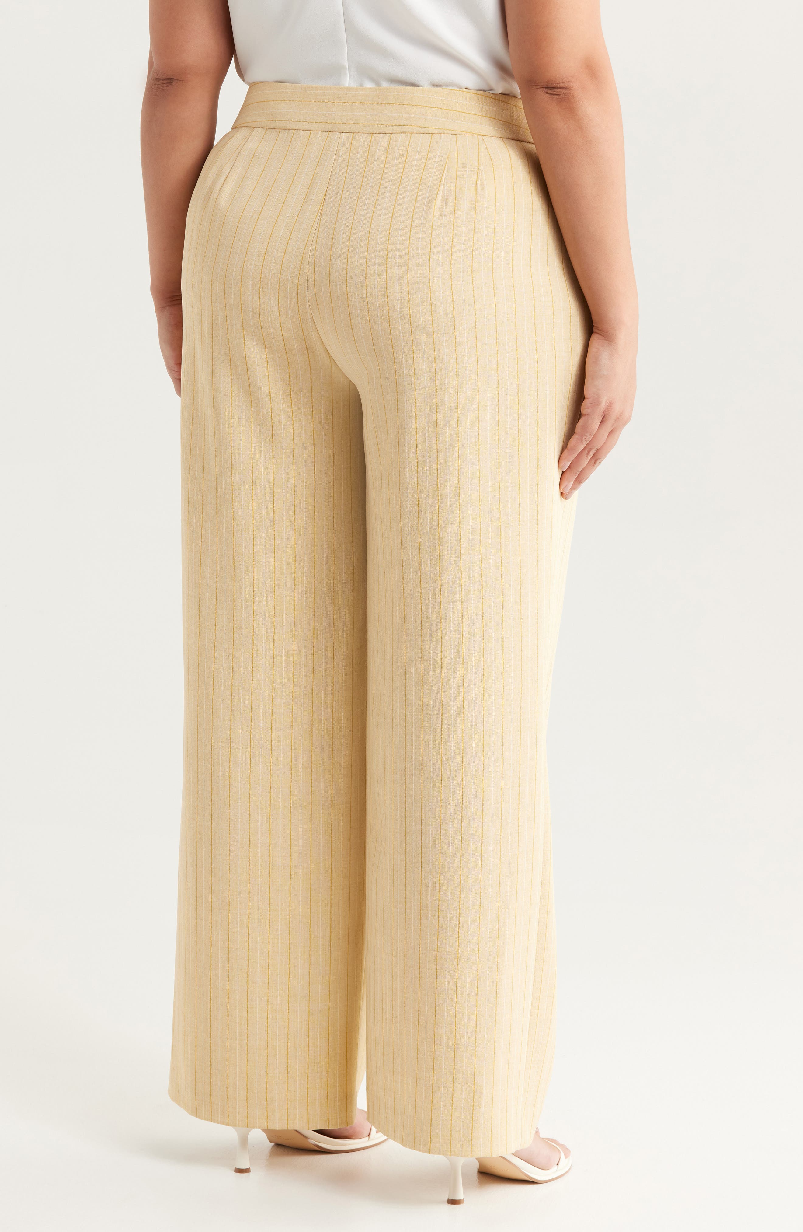 Stripe Wide Leg Pants - image 2