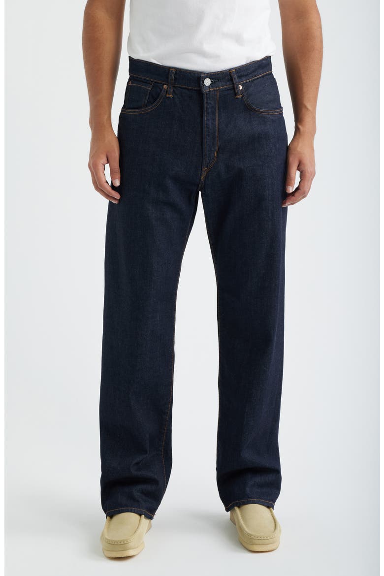 Wide Straight Leg Jeans, Main, color, WET