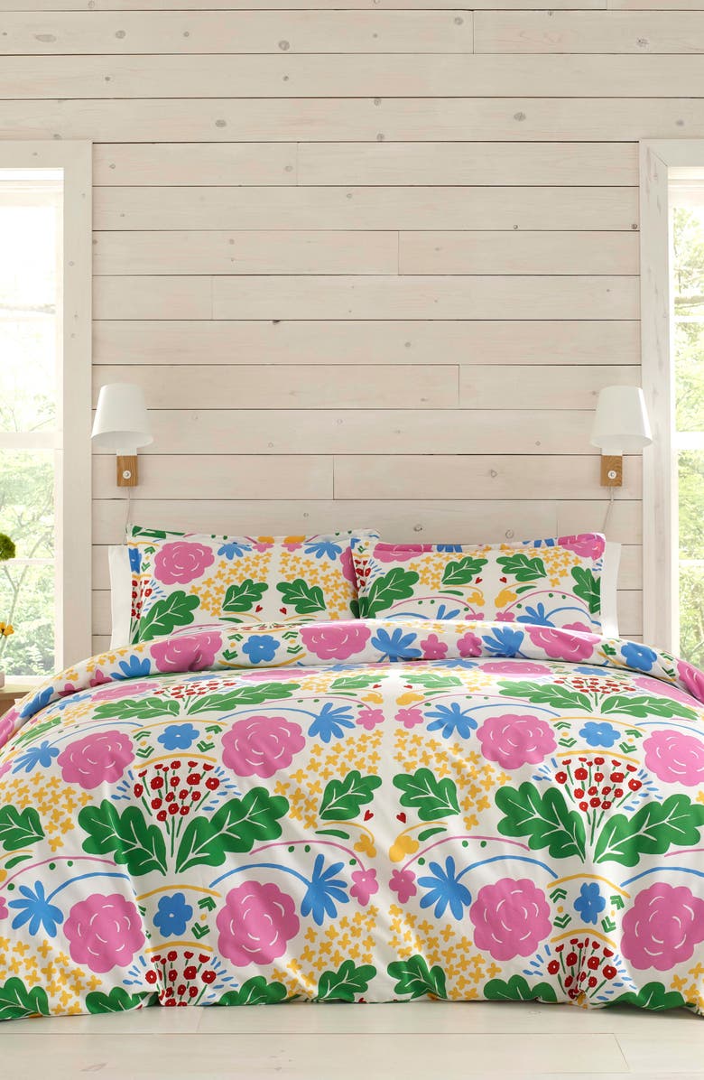 Marimekko Onni Comforter & Sham Set, Main, color, 