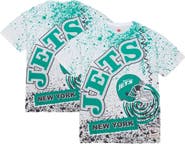 Mitchell & Ness Men's Mitchell & Ness White New York Jets Team Burst Sublimated T-Shirt