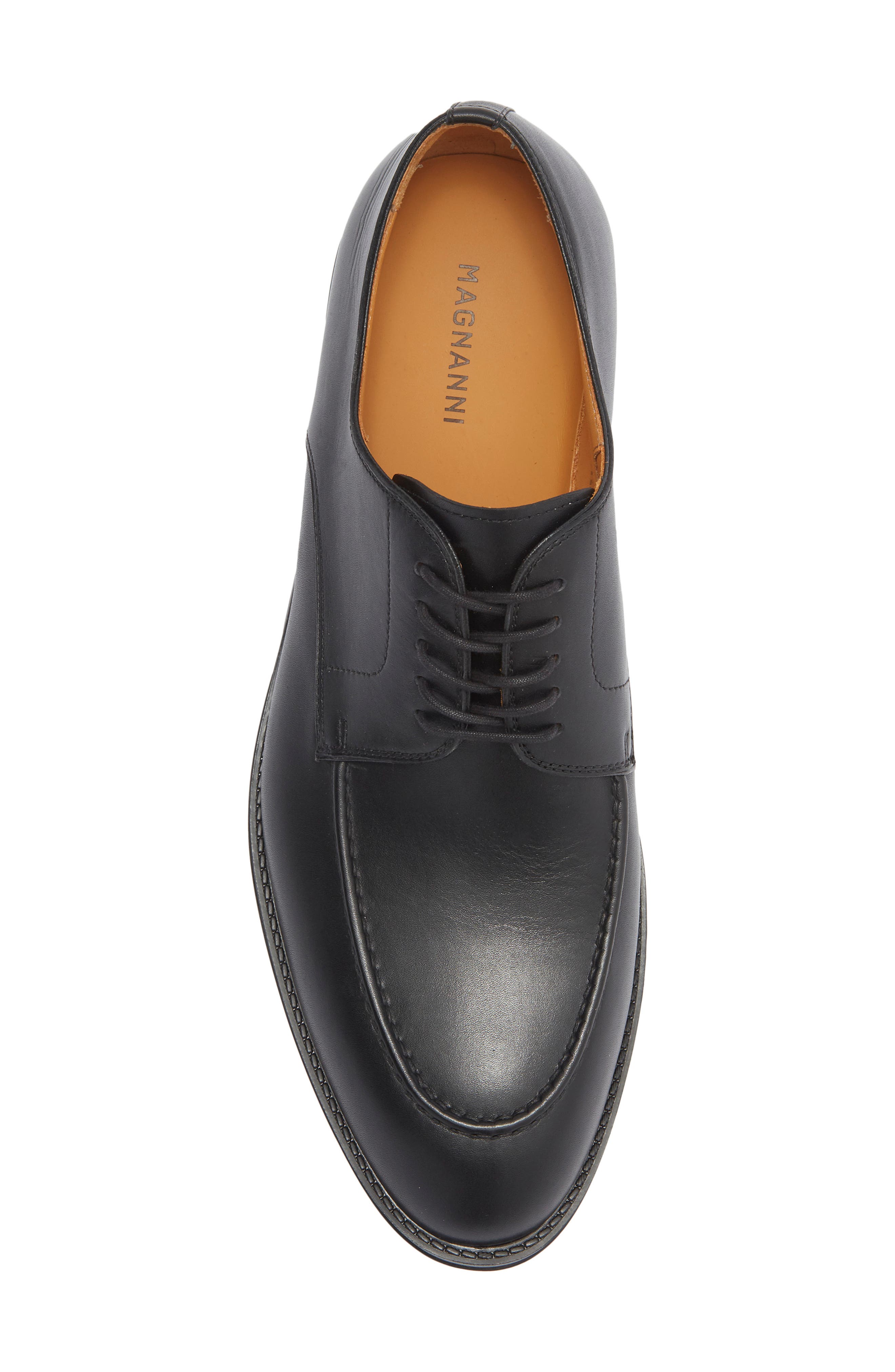 Magnanni Addison Apron Toe Derby, Alternate, color, Black