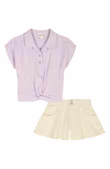 Calvin Klein Kids' Clip Dot Polo & Shorts Set