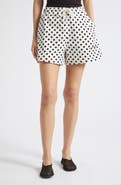 Marimekko Miksaus Pallo Kioski Polka Dot Cotton Shorts