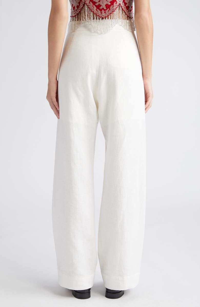 Bode Linen Sailor Trousers, Alternate, color, 