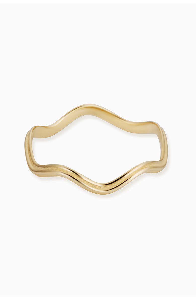 Oradina 14K Gold Curve Appeal Stack Ring, Alternate, color, Yellow Gold