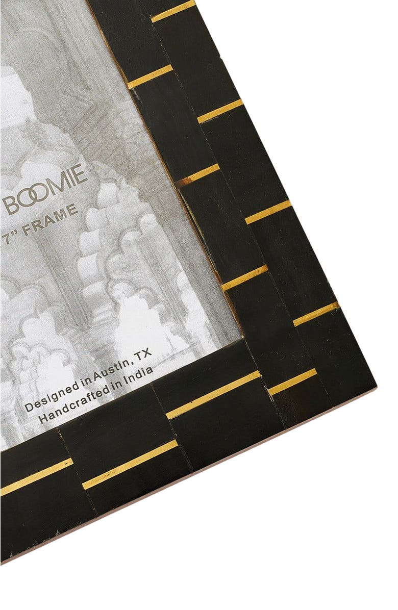 Matr Boomie Andhera Dash Black Picture Frame - Carved Horn, Brass, Alternate, color, Black