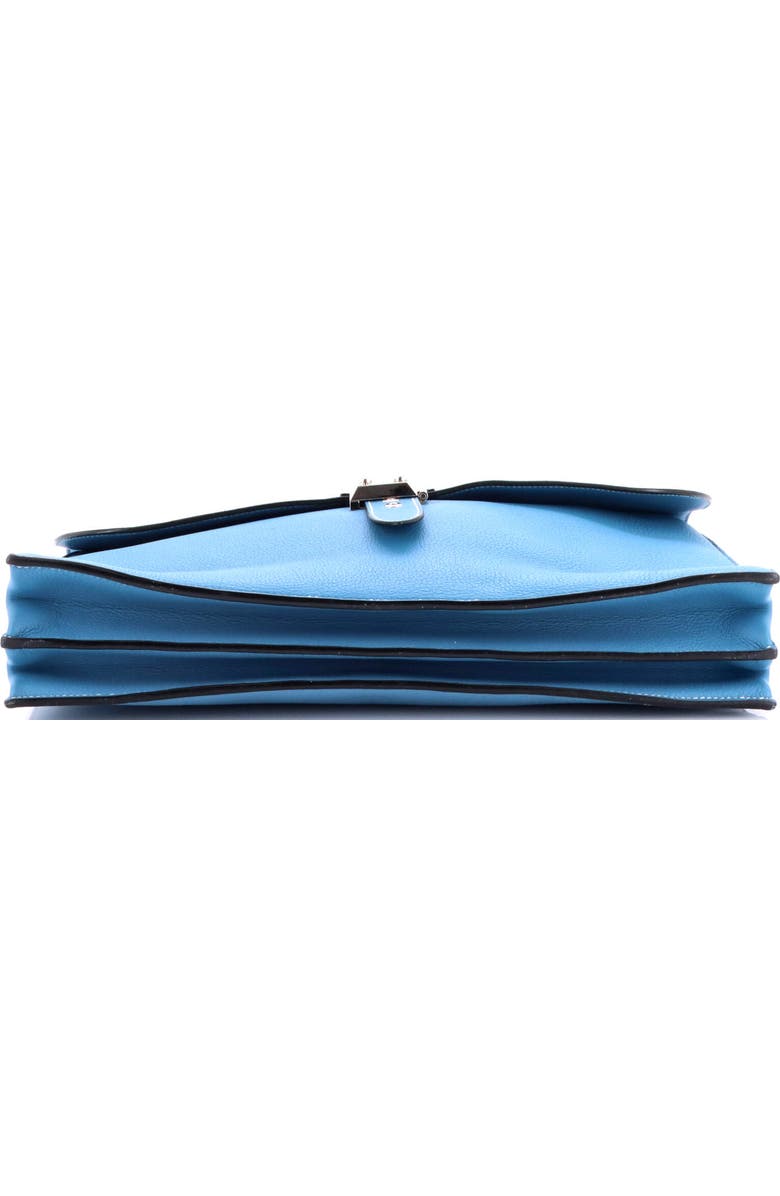 Pre-Owned Hermes Sac a Depeches Bag Togo 38, Alternate, color, Bleu Jean