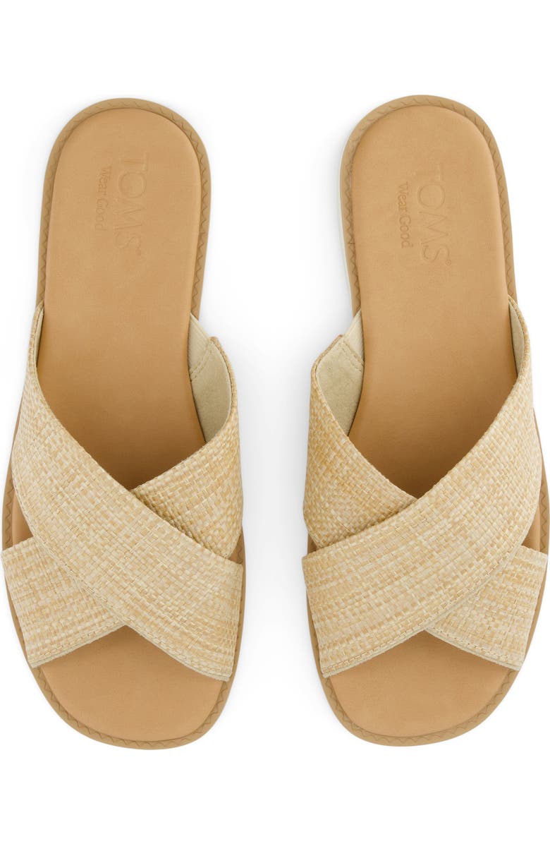TOMS Mae Crossover Slide Sandal, Alternate, color,