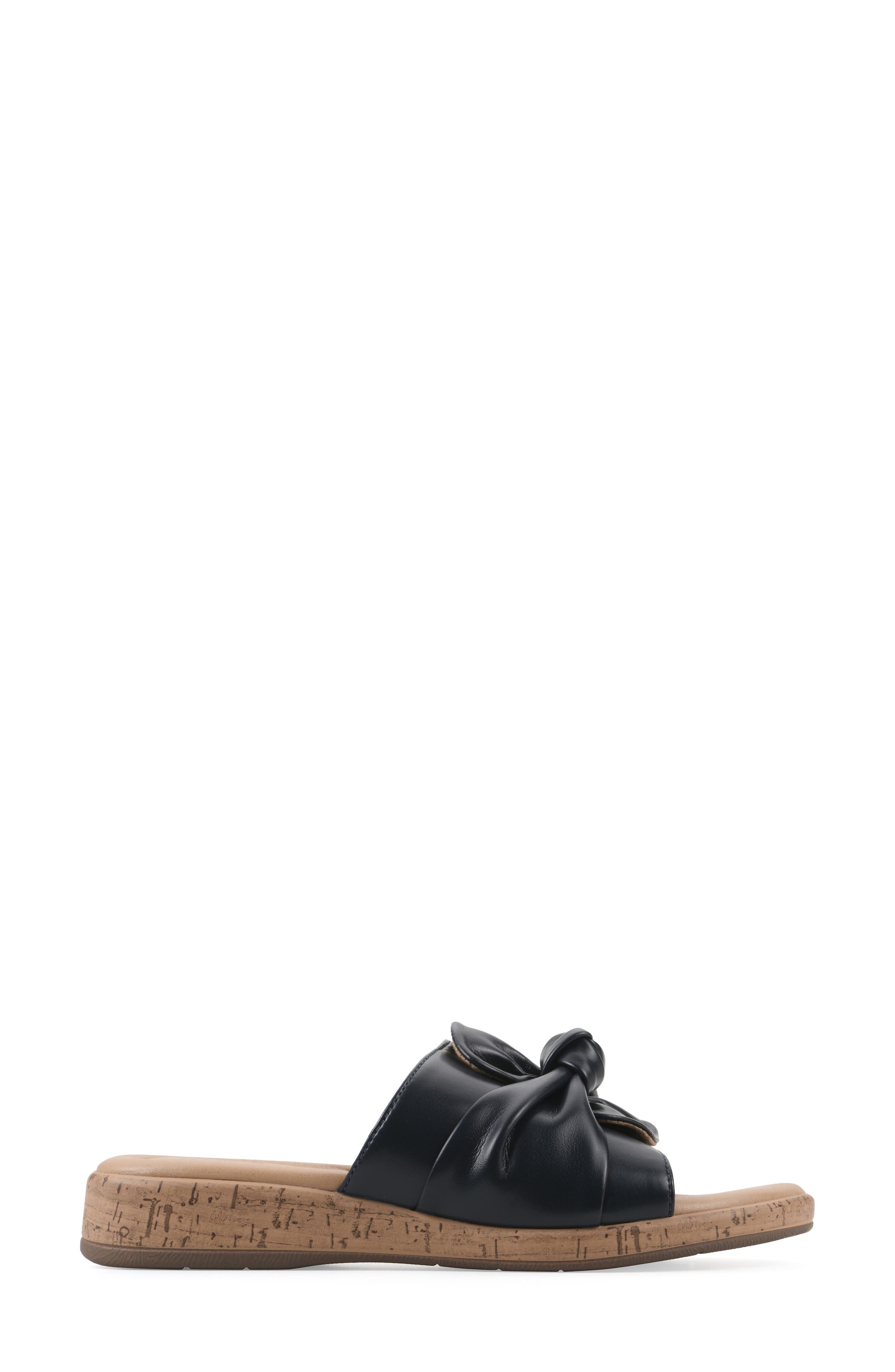 Bonelle Slide Sandal, Alternate, color, DARK NAVY/ SMOOTH