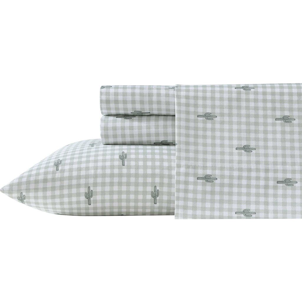 Wrangler Cactus Gingham Sheet Set In Green