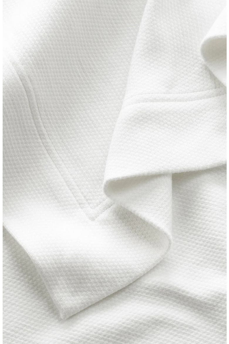 Essential Organic Cotton Bed Blanket, Alternate, color, WHITE