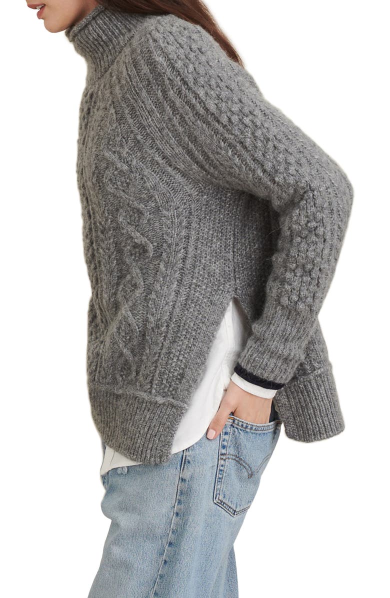 Alex Mill Kamil Cable Sweater, Alternate, color, 