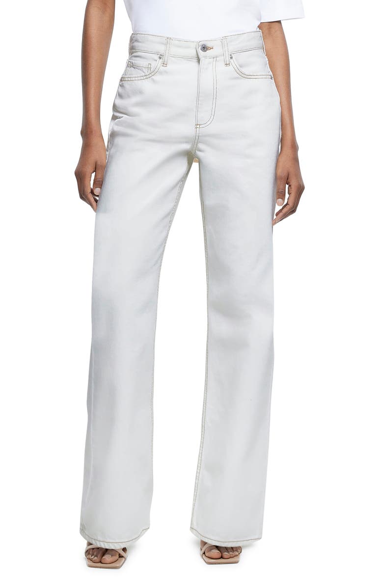 River Island '90s Long Straight Leg Jeans, Main, color, 