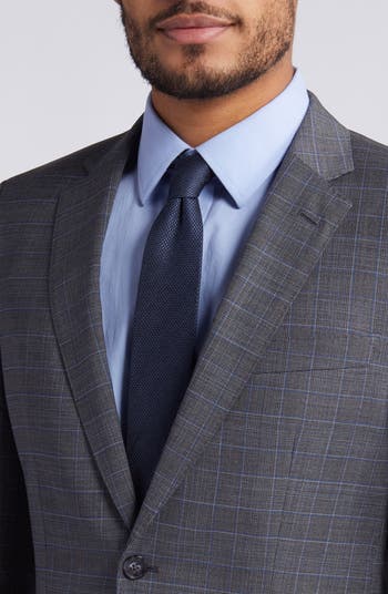 Huge Plaid Stretch Wool Suit
