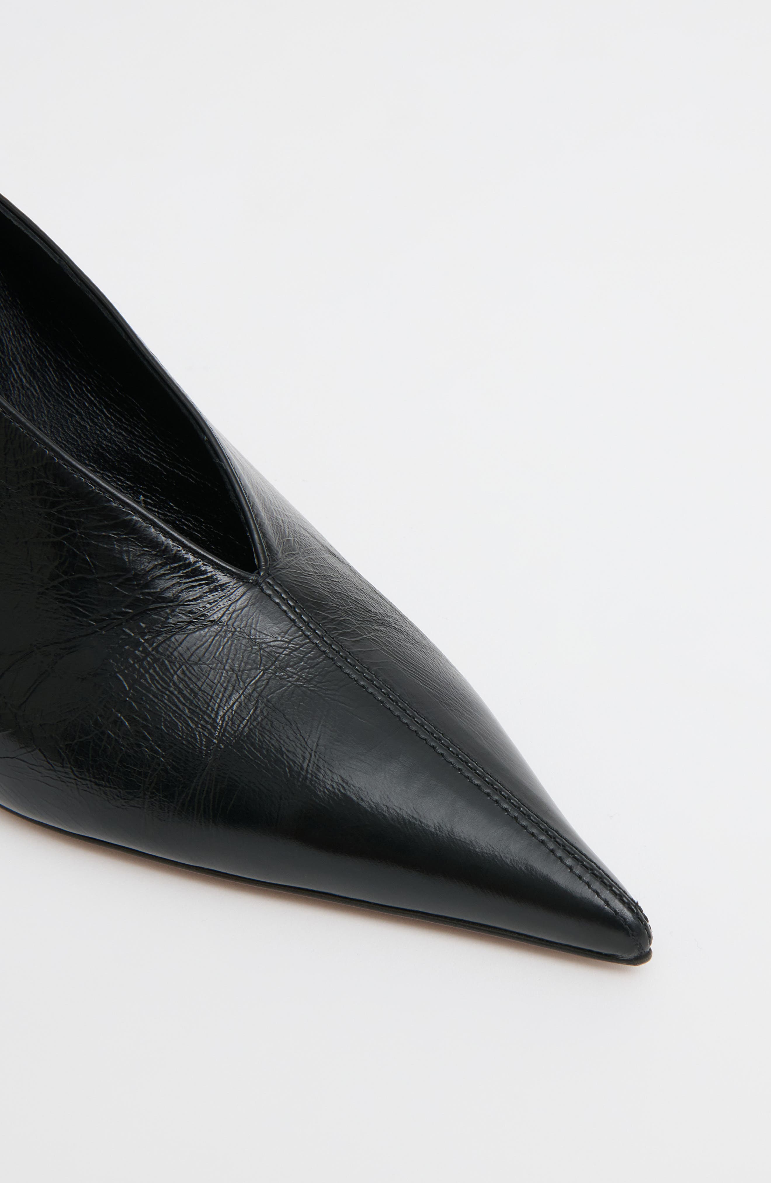 Mansur Gavriel Kiki Pointed Toe Pump, Alternate, color, Black