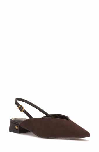 Venba Pointed Toe Slingback Flat